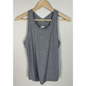 Athleta Yogini Tank Thyme Table Gray Grey Size Small Heathered Stretch Women’s